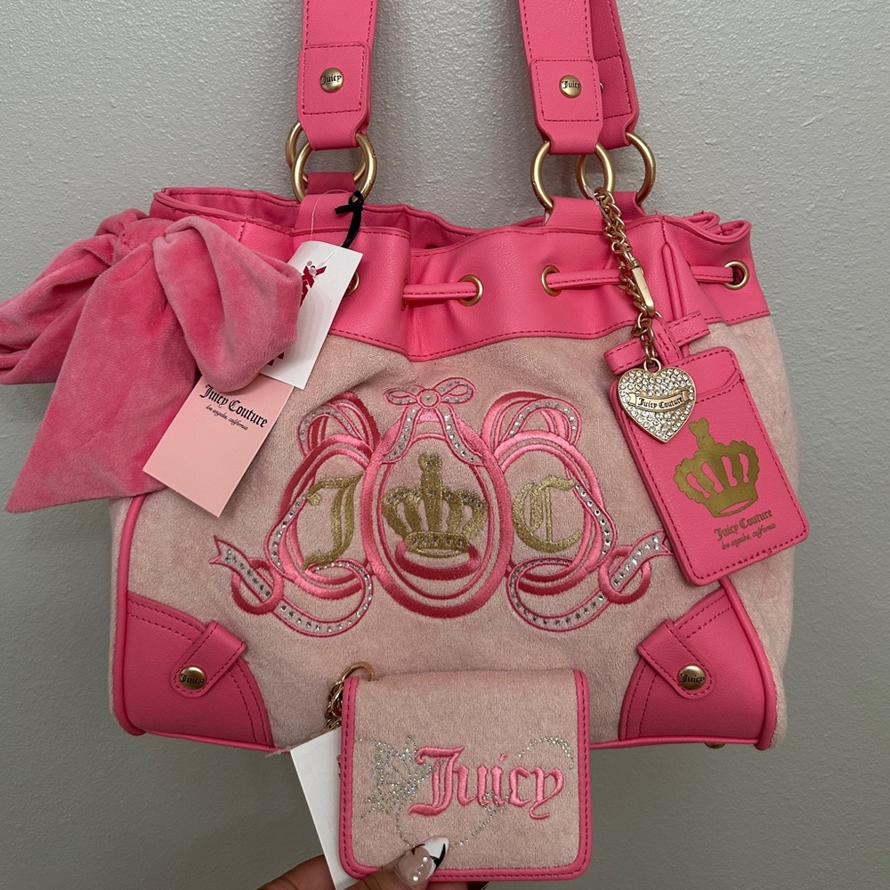 Juicy Couture Pink Bow Bag